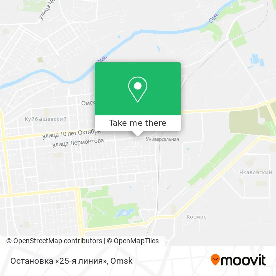 Остановка «25-я линия» map