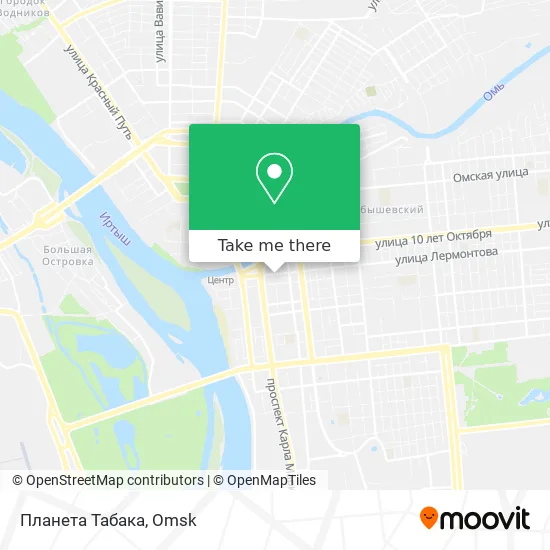 Планета Табака map