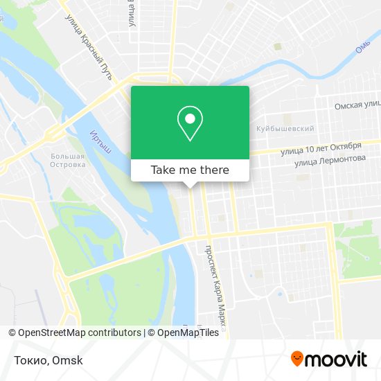 Токио map