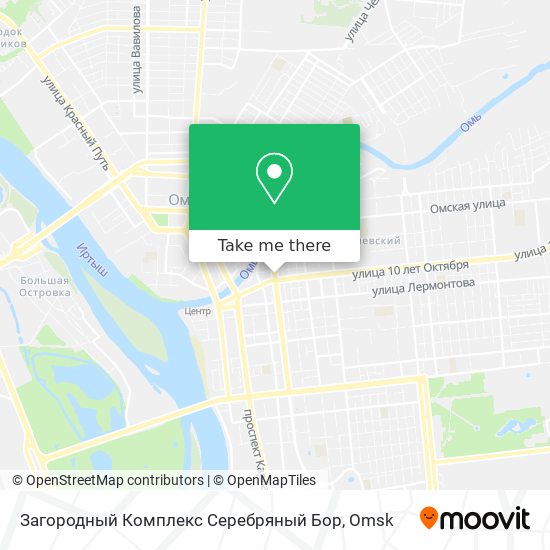 Загородный Комплекс  Серебряный Бор map