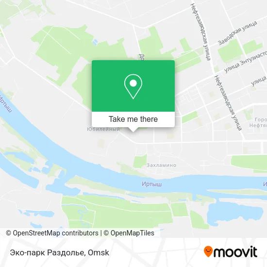 Эко-парк  Раздолье map