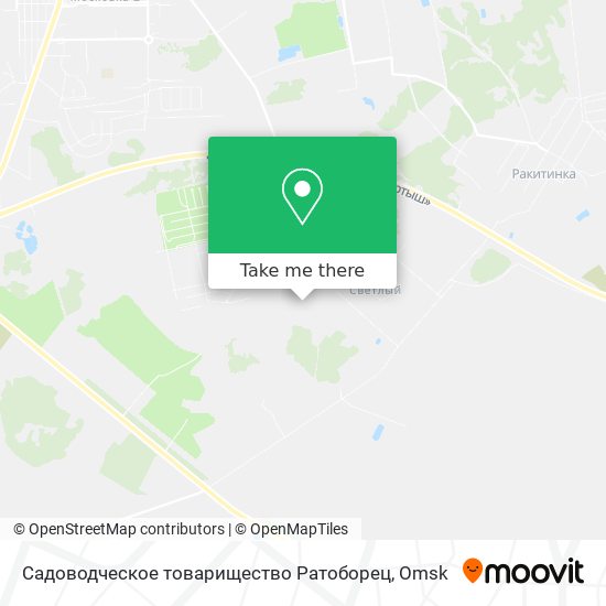 Садоводческое товарищество  Ратоборец map