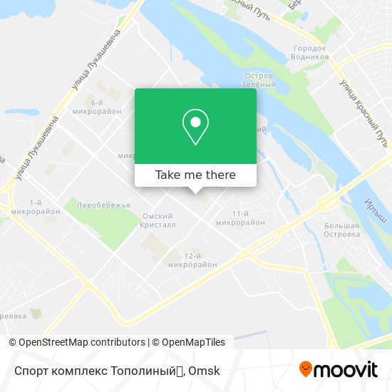 Спорт комплекс Тополиный💪 map