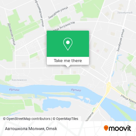 Автошкола  Молния map