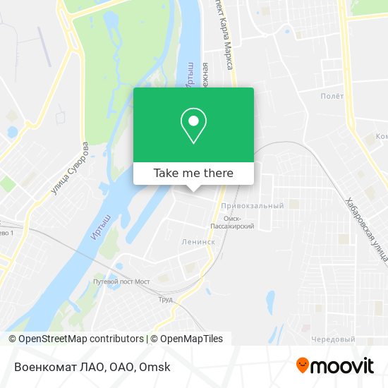 Военкомат ЛАО, ОАО map