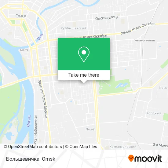 Большевичка map