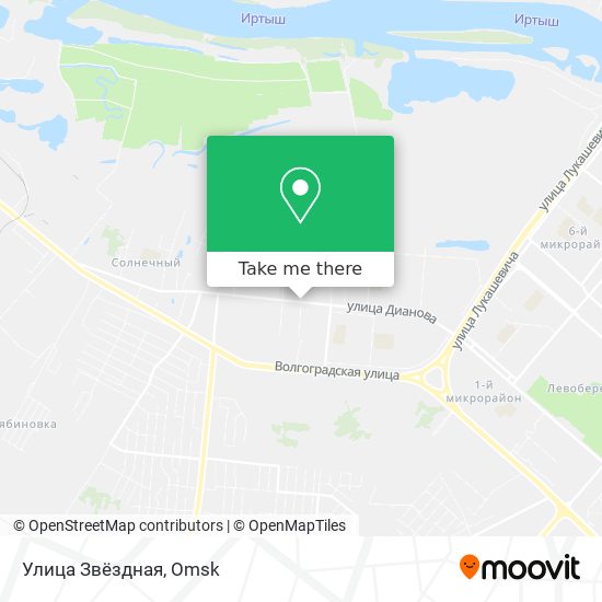 Улица Звёздная map