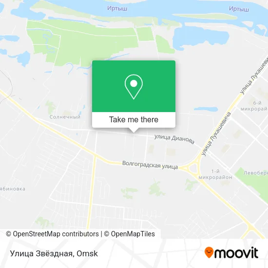 Улица Звёздная map