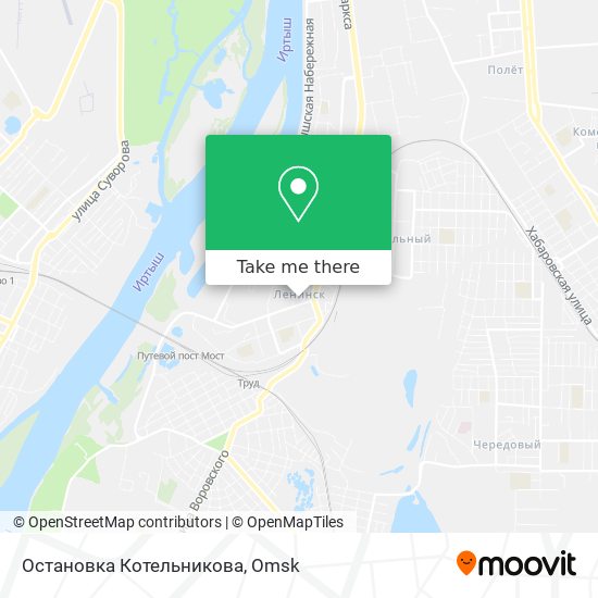 Остановка  Котельникова map