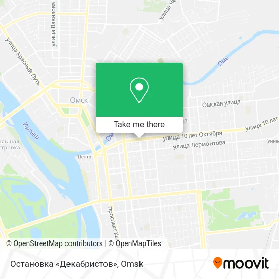 Остановка «Декабристов» map