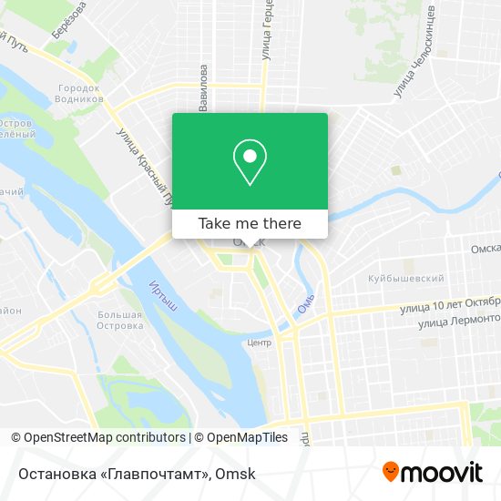 Остановка «Главпочтамт» map