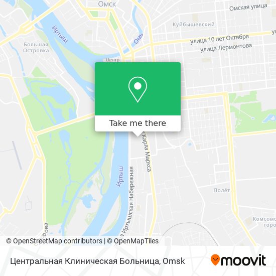 Центральная Клиническая Больница map