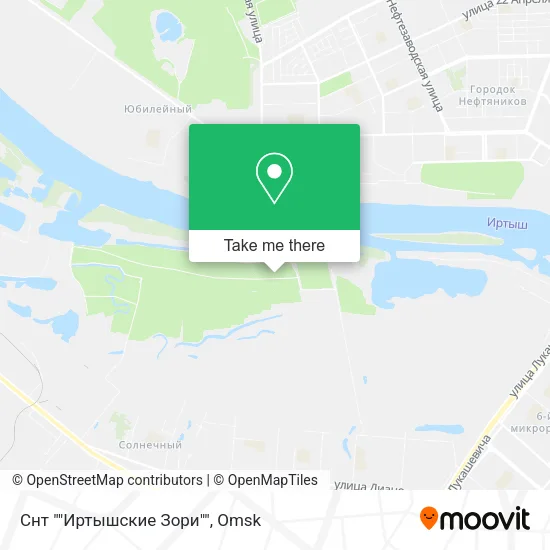 Снт ""Иртышские Зори"" map
