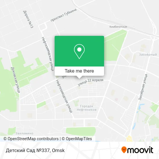Детский Сад №337 map