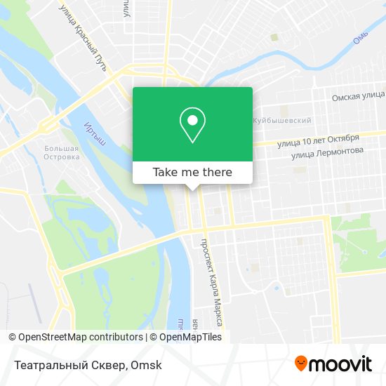 Театральный Сквер map