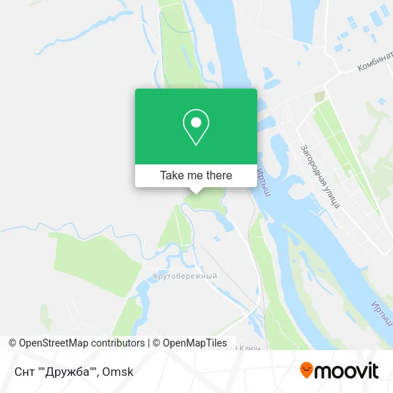 Снт ""Дружба"" map
