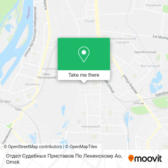 Отдел Судебных Приставов По Ленинскому Ао map