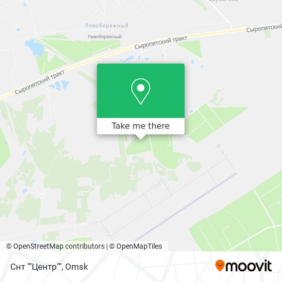 Снт ""Центр"" map