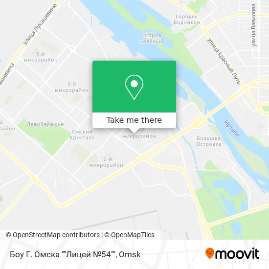 Боу Г. Омска ""Лицей №54"" map