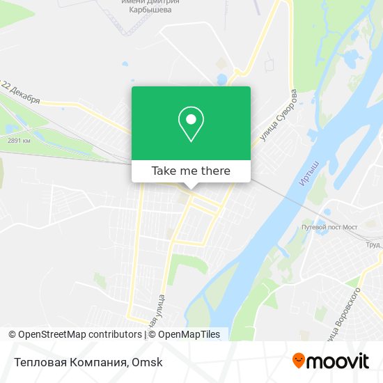 Тепловая Компания map