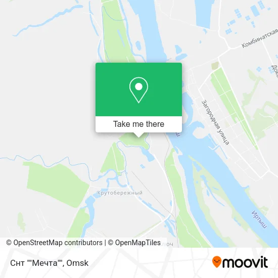 Снт ""Мечта"" map