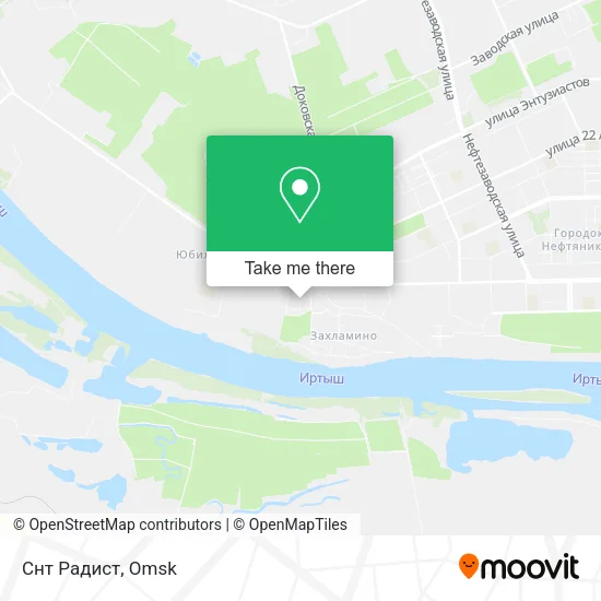 Снт Радист map