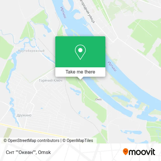 Снт ""Океан"" map