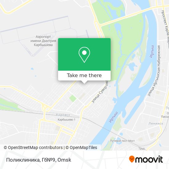 Поликлиника, Гб№9 map