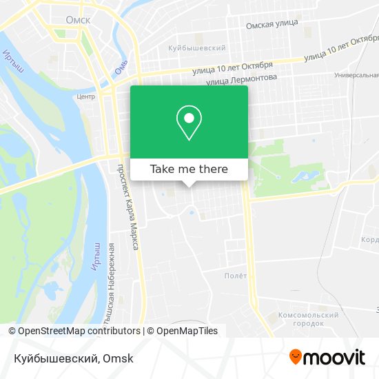 Куйбышевский map