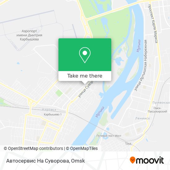 Автосервис На Суворова map
