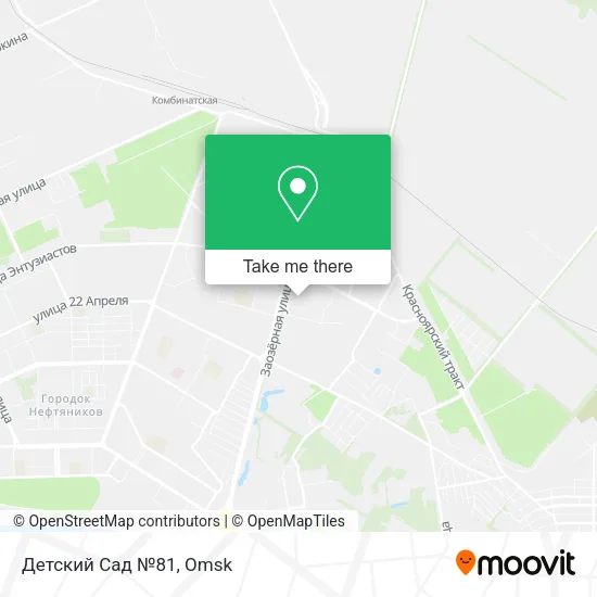 Детский Сад №81 map