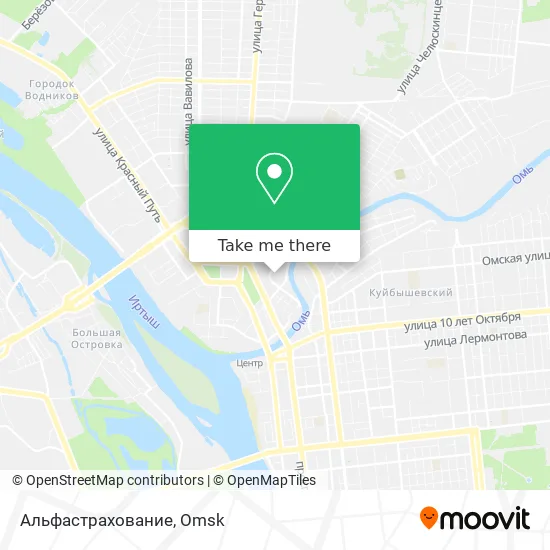 Альфастрахование map
