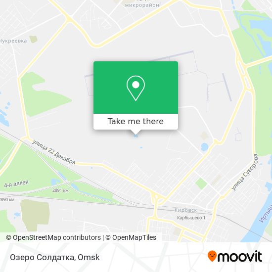 Озеро Солдатка map