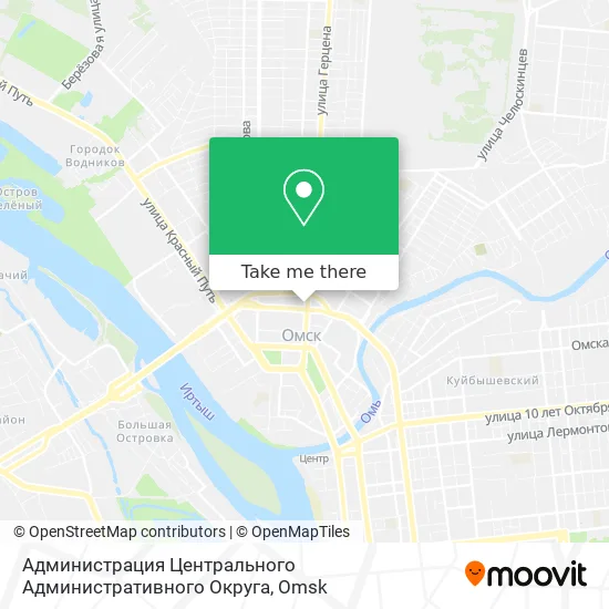 Администрация Центрального Административного Округа map