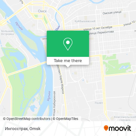 Ингосстрах map