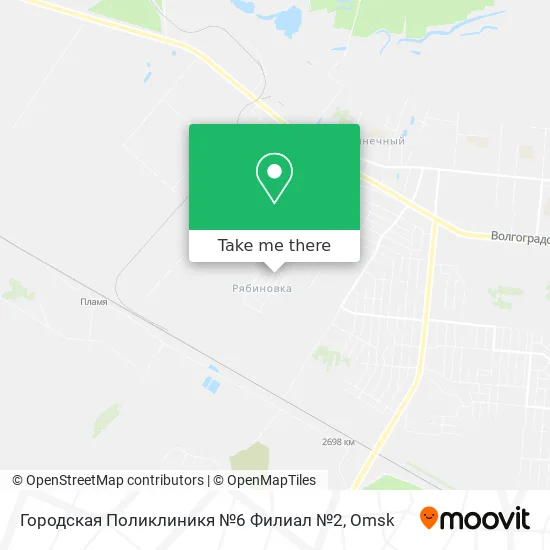 Городская Поликлиникя №6 Филиал №2 map