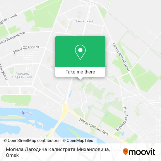 Могила Лагодича Калистрата Михайловича map