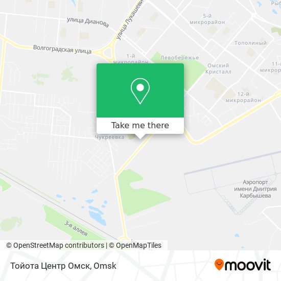 Тойота Центр Омск map