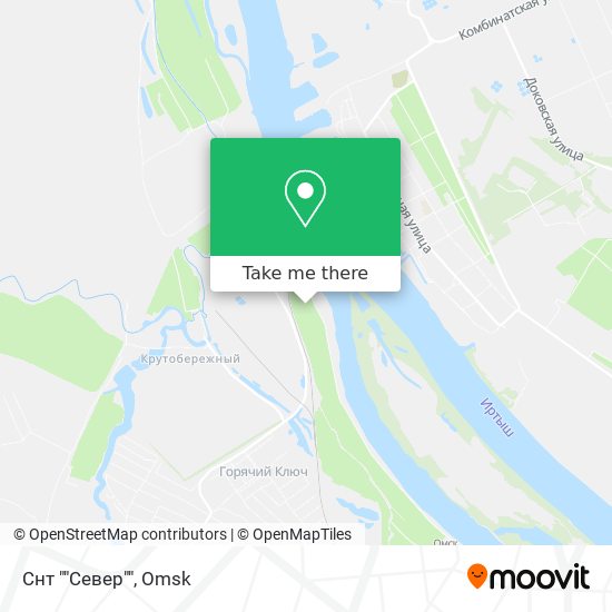 Снт ""Север"" map