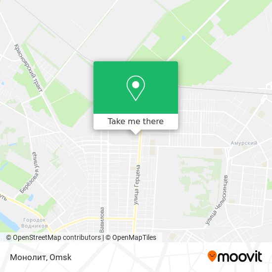 Монолит map