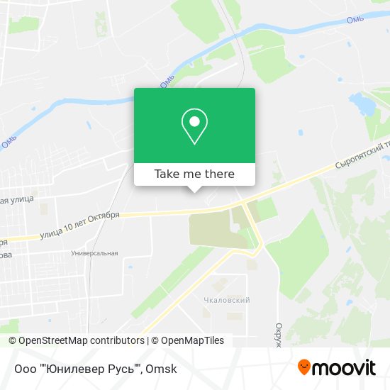 Ooo ""Юнилевер Русь"" map