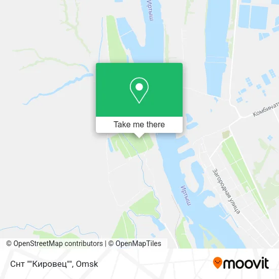 Снт ""Кировец"" map