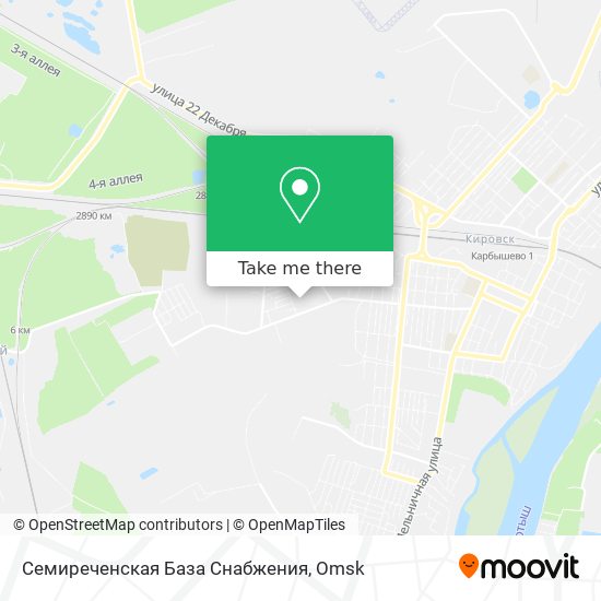 Семиреченская База Снабжения map