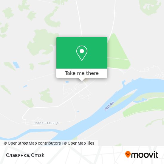 Славянка map