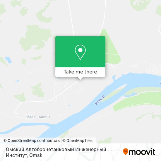Омский Автобронетанковый Инженерный Институт map