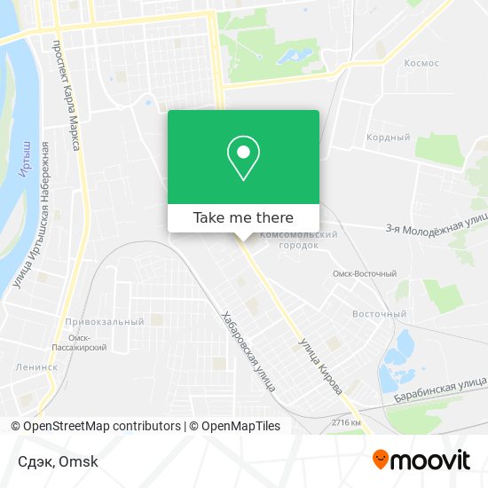 Сдэк map