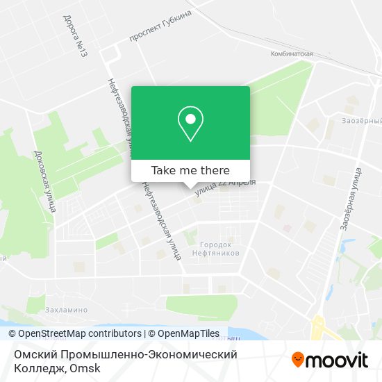 Омский Промышленно-Экономический Колледж map