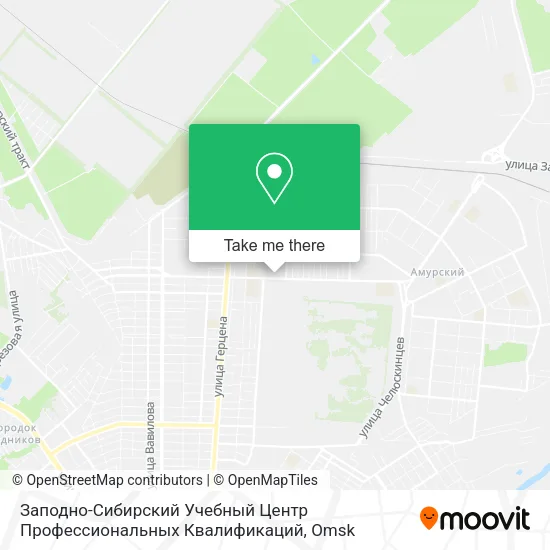 Заподно-Сибирский Учебный Центр Профессиональных Квалификаций map