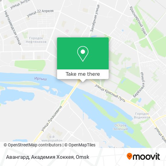 Авангард, Академия Хоккея map