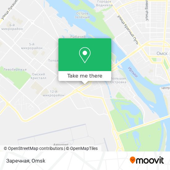 Заречная map